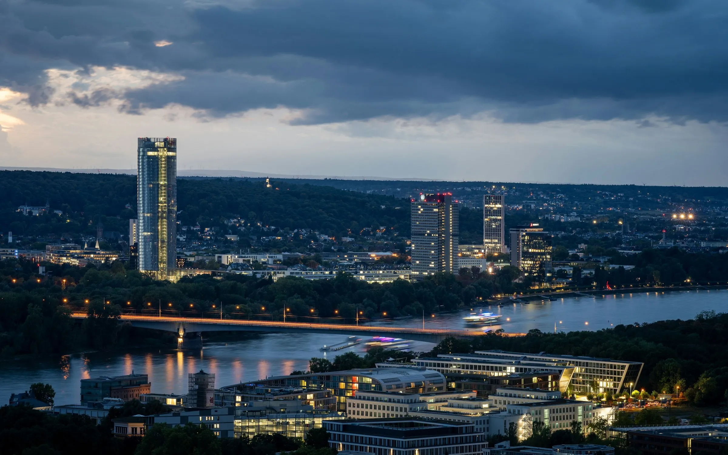Stadtansicht von Bonn am Rhein